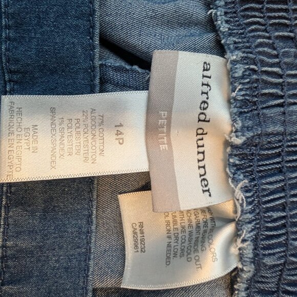 Alfred Dunner Denim CAPRIS 14P - Picture 2 of 3